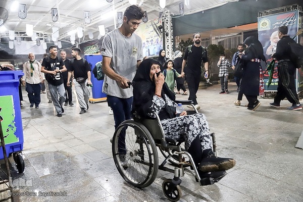 تردد شبانه زوار در مرز شلمچه