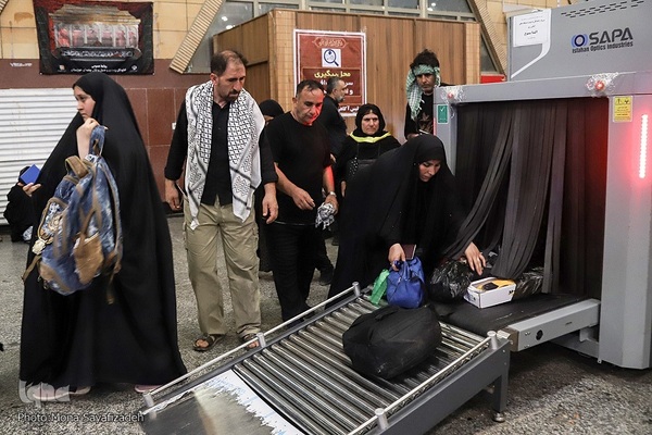 تردد شبانه زوار در مرز شلمچه