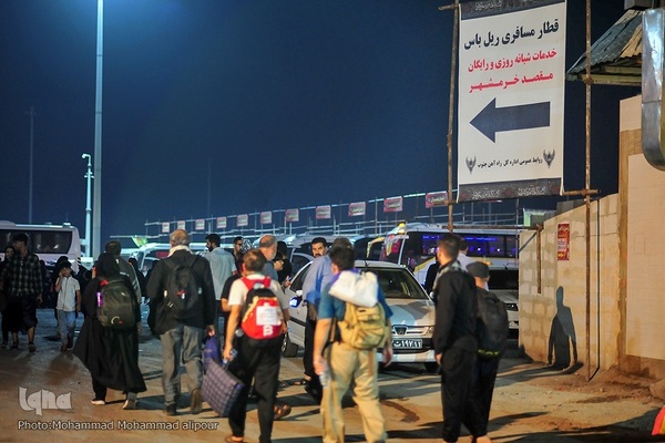 بازگشت زوار اربعین از مرز شلمچه