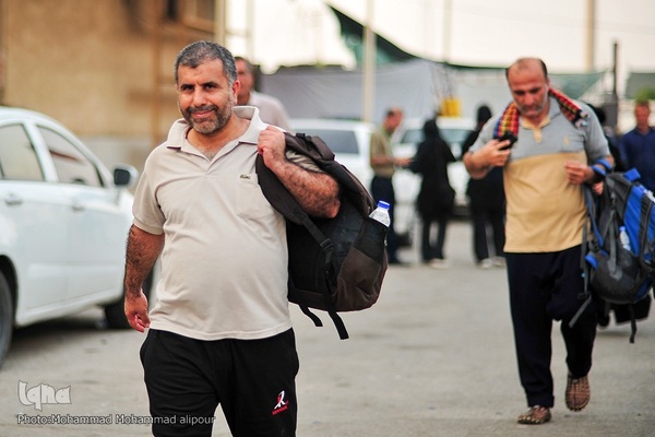 بازگشت زوار اربعین از مرز شلمچه