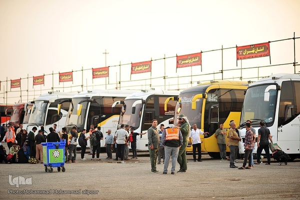 بازگشت زوار اربعین از مرز شلمچه
