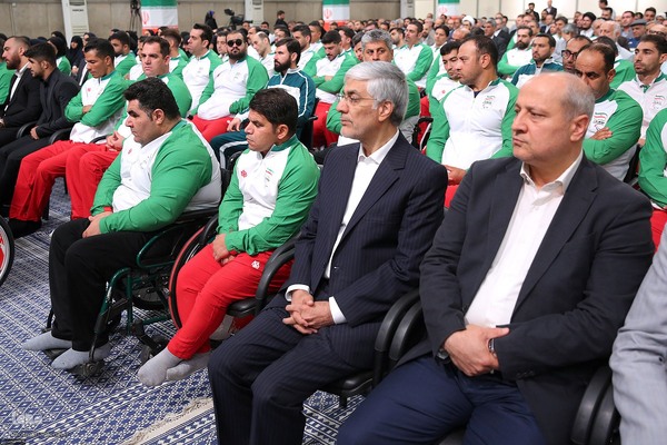 دیدار اعضای کاروان‌های اعزامی ایران به بازی‌های المپیک و پارالمپیک ۲۰۲۴ پاریس