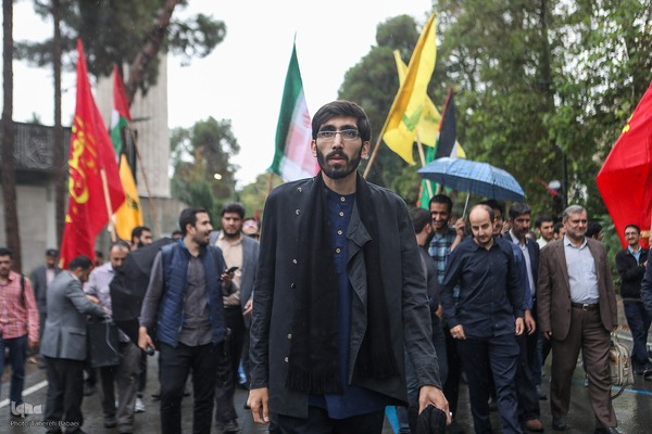 تجمع ضدصهیونیستی دانشجویان دانشگاه تهران