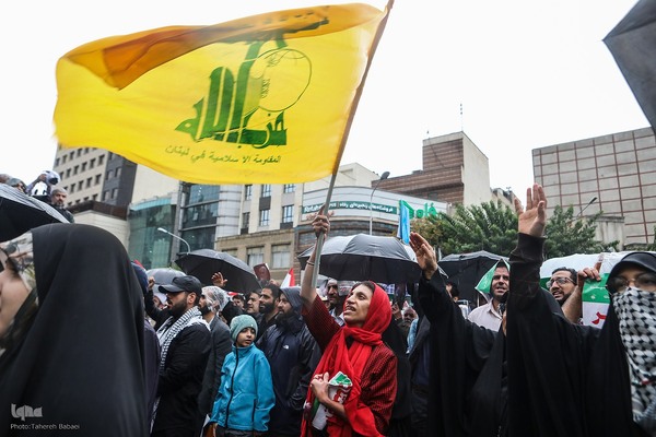 اجتماع «آغاز نصرالله» در میدان فلسطین تهران