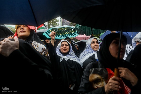 اجتماع «آغاز نصرالله» در میدان فلسطین تهران