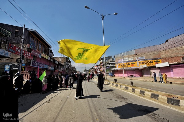 تجمع مردم کشمیر در محکومیت ترور نصرالله