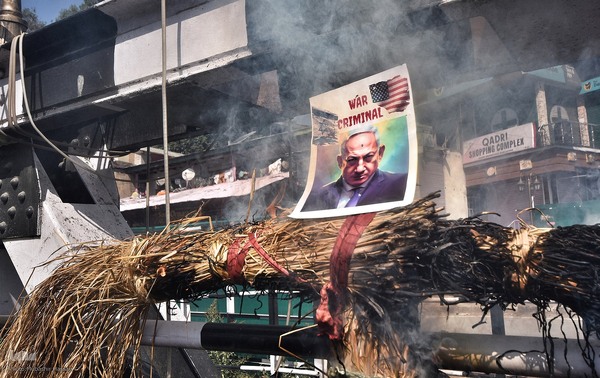 تجمع مردم کشمیر در محکومیت ترور نصرالله