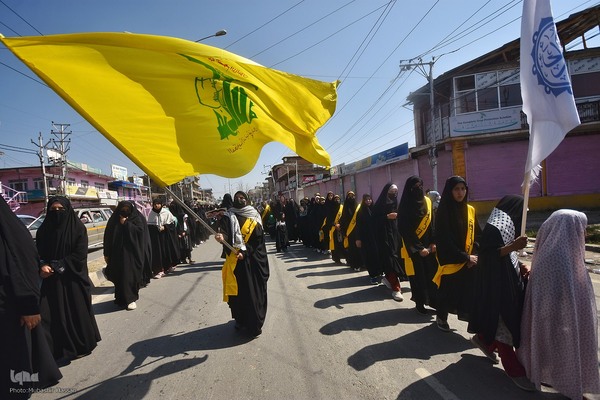 تجمع مردم کشمیر در محکومیت ترور نصرالله