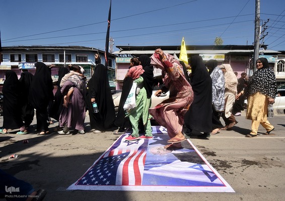 تجمع مردم کشمیر در محکومیت ترور نصرالله