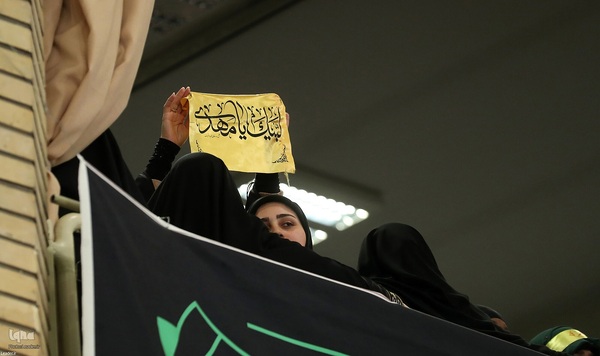 اولین شب مراسم عزاداری حضرت فاطمه‌زهرا (س) در حسینیه امام خمینی(ره)