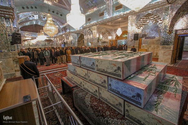 تشییع پیکرهای مطهر شهدای گمنام در شیراز