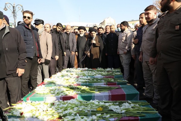 تشییع پیکرهای مطهر شهدای گمنام در ارومیه