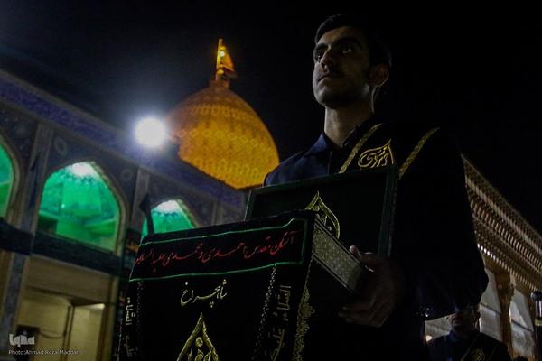 تشیع نمادین حضرت زهرا (س) در شاهچراغ(ع)