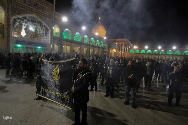 تشیع نمادین حضرت زهرا (س) در شاهچراغ(ع)