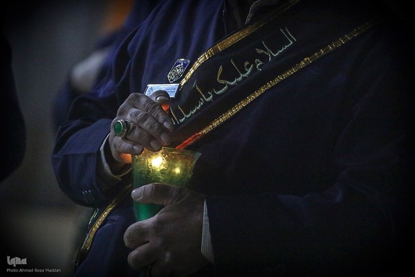 تشیع نمادین حضرت زهرا (س) در شاهچراغ(ع)