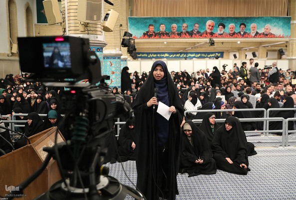 دیدار جمعی از خانواده‌های شهدای مدافع حرم و مقاومت با رهبر معظم انقلاب