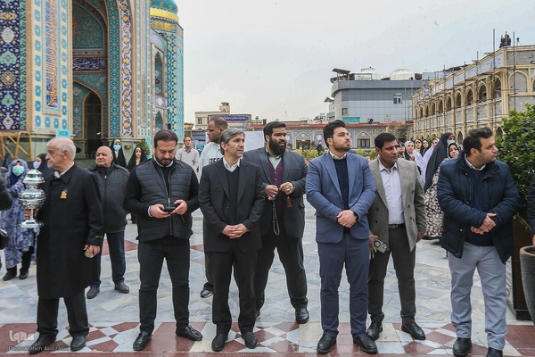 رونمایی از بزرگترین کتیبه دست‌نویس کشور در امام زاده صالح