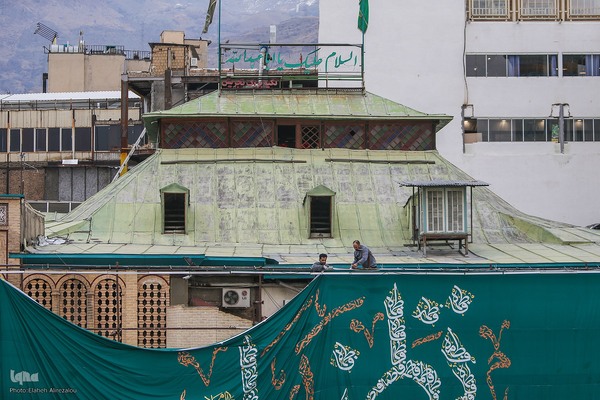 رونمایی از بزرگترین کتیبه دست‌نویس کشور در امام زاده صالح