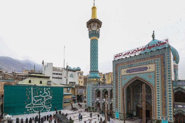 رونمایی از بزرگترین کتیبه دست‌نویس کشور در امام زاده صالح