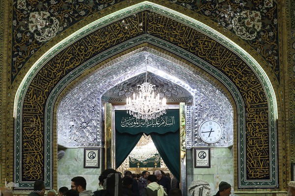 حرم امیرالمومنین علی(ع) در شب ولادت آن حضرت