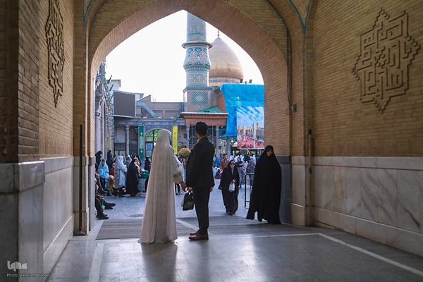حال و هوای حرم حضرت عبدالعظیم حسنی در روز ولادت امام علی(ع)