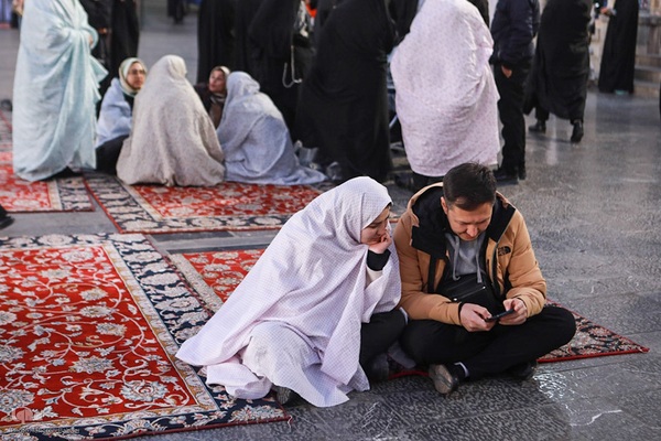 حال و هوای حرم حضرت عبدالعظیم حسنی در روز ولادت امام علی(ع)