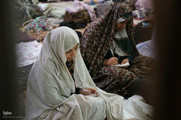  مراسم معنوی اعتکاف درقم