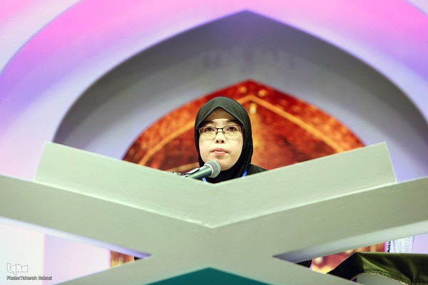 اولین روز مسابقات بین‌المللی قرآن در بخش بانوان