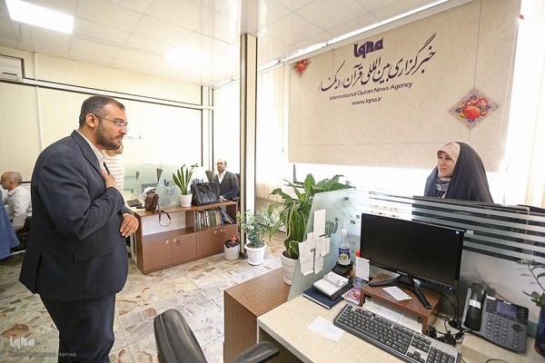 بازدید مدیرکل تبلیغ و امور دینی نهاد نمایندگی مقام معظم رهبری در دانشگاه آزاد