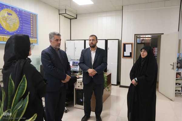 بازدید مدیرکل تبلیغ و امور دینی نهاد نمایندگی مقام معظم رهبری در دانشگاه آزاد