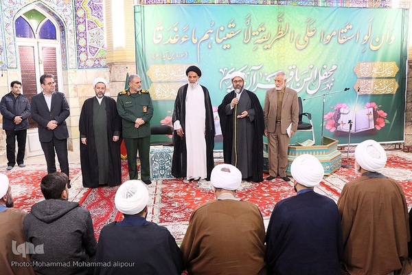 محفل انس با قرآن در مسجد رضوان اهواز