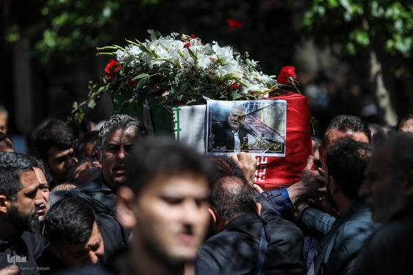 تشییع و تدفین پیکر ولی‌الله پوراحمدی