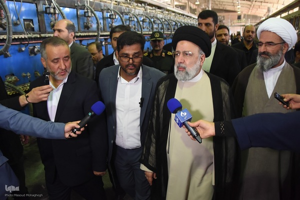 بازدید رئیس جمهور از واحدهای صنعتی