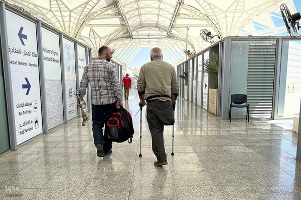 ورود کاروان جانبازان به مدینه النبی