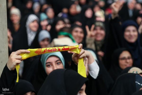 دیدار هزاران نفر از دانشجویان سراسر کشور با رهبر معظم انقلاب