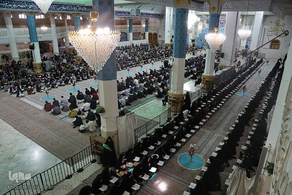 آیین ترتیل خوانی ماه مبارک رمضان در حرم کریمه اهل بیت