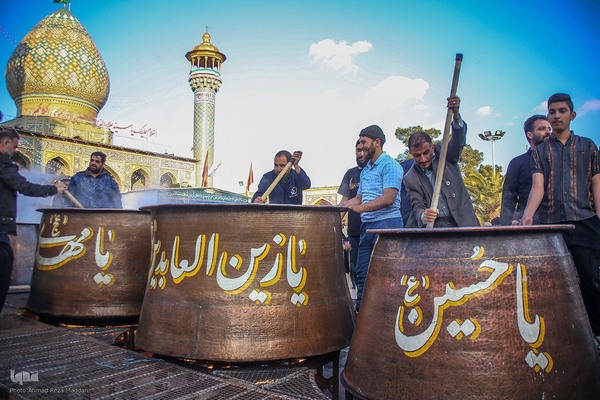 پخت ۱۵ تُن سمنو در شیراز