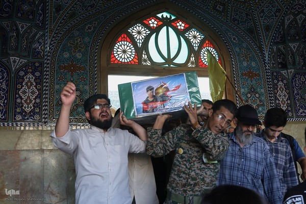 تشییع شهید مدافع حرم محمد صابر امیری