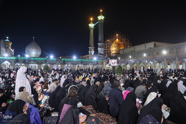 احیای بیست و سوم رمضان در آستان مقدس حضرت عبدالعظيم الحسني(ع)