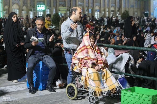 احیای بیست و سوم رمضان در آستان مقدس حضرت عبدالعظيم الحسني(ع)