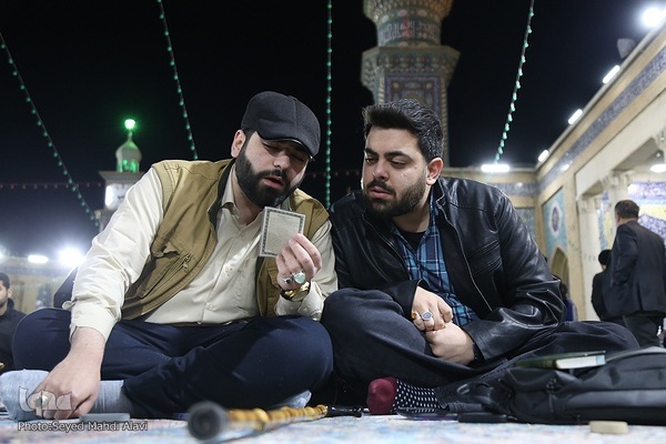 احیای شب بیست و سوم ماه رمضان در حرم حضرت معصومه(س)