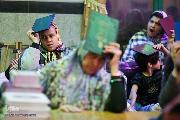 مراسم شب قدر در آسایشگاه فیاض‌بخش مشهد