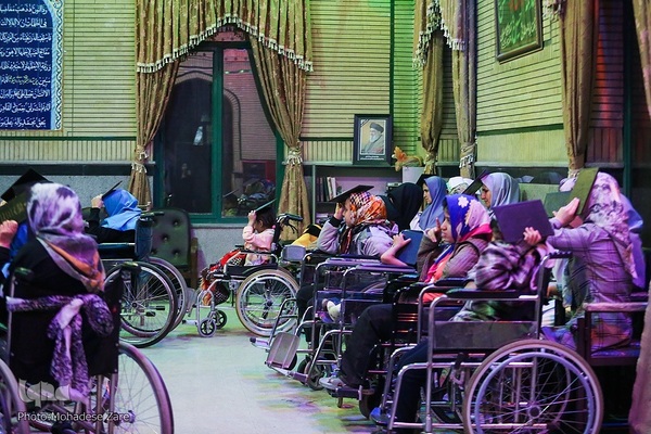 مراسم شب قدر در آسایشگاه فیاض‌بخش مشهد