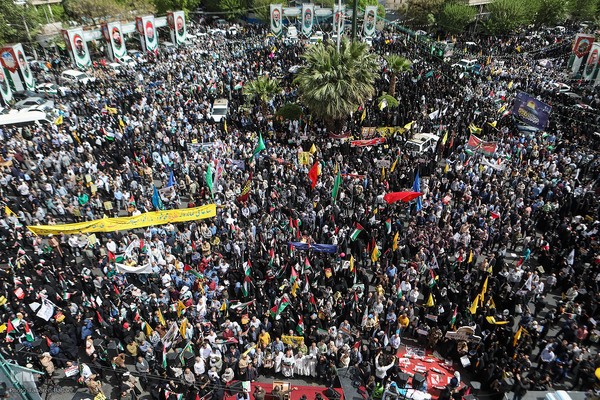 اجتماع ضد صهیونیستی پایتخت‌نشینان در حمایت از مردم مظلوم غزه