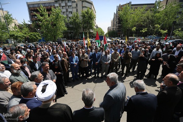 تجمع دانشگاهیان در حمایت از مردم مظلوم غزه