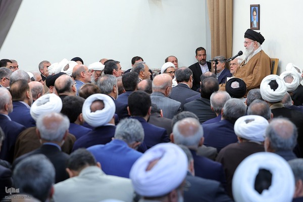 دیدار جمعی از مسئولان ارشد سه قوه با رهبر معظم انقلاب