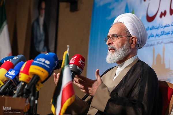 آیت‌الله علیرضا اعرافی، مدیر حوزه‌های علمیه کشور در نشست خبری همایش بین‌المللی یکصدمین سالگشت بازتأسیس حوزه علمیه قم