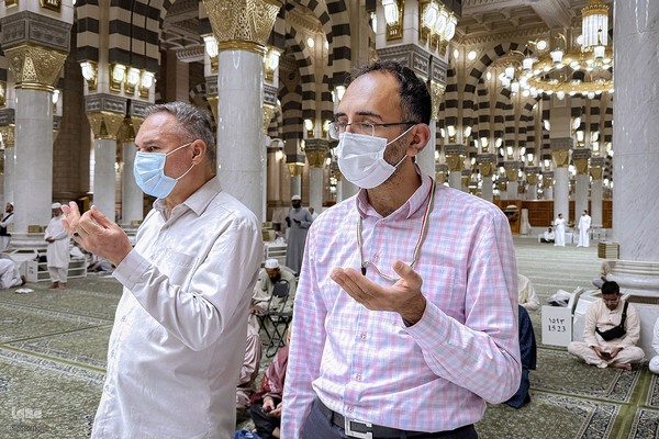 حال‌وهوای مسجد النبی (ص) در ایام حج 1404