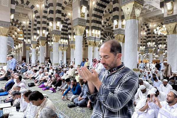 حال‌وهوای مسجد النبی (ص) در ایام حج 1404