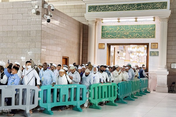 حال‌وهوای مسجد النبی (ص) در ایام حج 1404